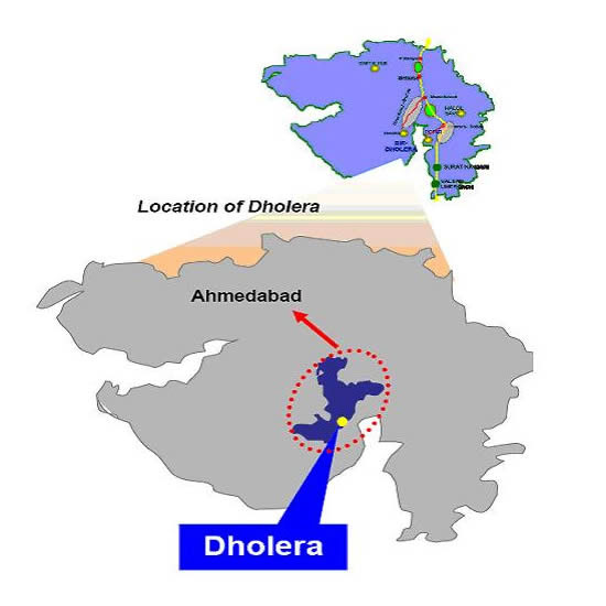 Dholera land parcels