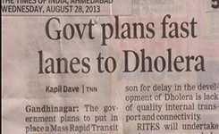 6 lane expressway Dholera
