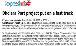 Dholera port fast track